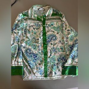 Patterned Button Down Zara Shirt